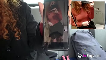 Preview 1 of Jimmy And - She&#039_s so horny she can&#039_t wait and start eating cock right in the car!!
