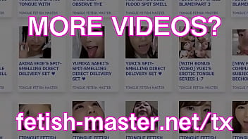 Preview 3 of Temptress Queens 3 Kendra - Japanese Asian Tongue Spit Face Nose Licking Sucking Kissing Handjob Fetish - More at fetish-master.net