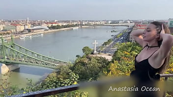 Preview 3 of Lady Sonia Cumshot Compilation - Anastasia Ocean (Emerald Ocean) flashing in the city. Public