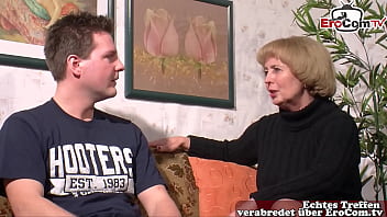 Preview 1 of Brandy Winston - Deutsche Oma verf&uuml_hrt ihren Stiefsohn zum Sex