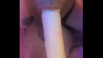 Preview 2 of Ssexvideo - SissyBambiJones sucks dildo