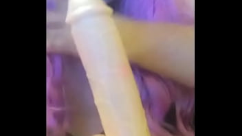 Preview 3 of Ssexvideo - SissyBambiJones sucks dildo