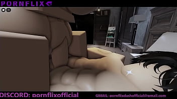 Preview 2 of A Video 837 - Cute girlfriend gets fucked by her boyfriend after an exhausting day at work (ROBLOX,  CONTACTS IN VIDEO)
