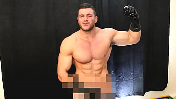Preview 2 of Video Xxx On - Thick leather glove cock stroke