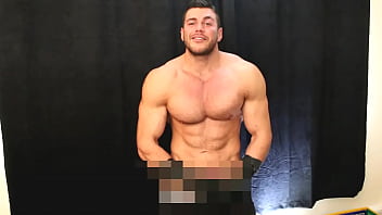 Preview 4 of Video Xxx On - Thick leather glove cock stroke