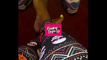 Preview 2 of Car Urdu Sex - Feet play with Goddess