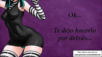 Preview 4 of Hit 3xx - JOI hentai con Lucy. Sexo en la primera cita.