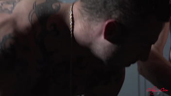 Preview 1 of Add Johnny Sins - Tall Tattooed Hunk Seduces Gay Trainer For Locker Room Anal