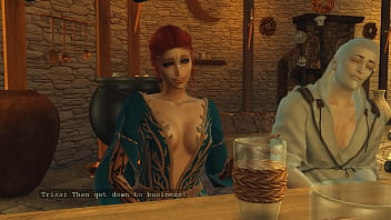 Preview 1 of Chinese Granny Fuck - Sims 4. The Witcher Parody. Part 6 (Final) - Ciri lifts the curse