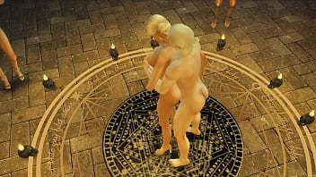 Preview 4 of Chinese Granny Fuck - Sims 4. The Witcher Parody. Part 6 (Final) - Ciri lifts the curse