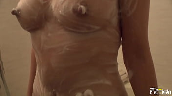 Preview 2 of Clasi Porn - Lucky guy helps busty Japanese chick to take a shower