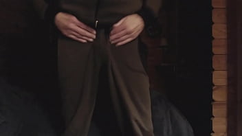 Preview 1 of Bossitits Main Ditempat Kerja - Wank video just me playing with my 9 inch uncut cock till I cum