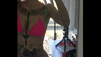Preview 3 of Pakistani Xxx Local Videos - Melody Radford tries on micro bikini