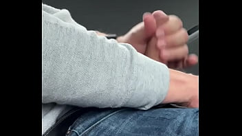Preview 2 of Footjob Softly - Jerking off in public