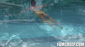 Preview 1 of Wwwxxxxxxcom - Sexy Aaron Perez chilling by the pool is being watched by his stepdad Max Sargent