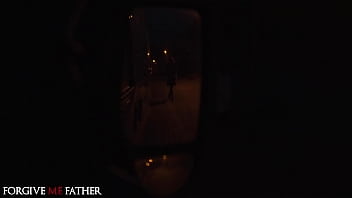 Preview 1 of Black Ice Videos - DEVIANTE - Blonde Teacher Reveals Her Sins and Big Tits Before Rough Doggystyle Fuck in a Van