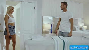 Preview 1 of C700 Horse - Blonde sexy client enjoy sex massage and seduces masseur - Bambi Barton,  Ryan Mclane