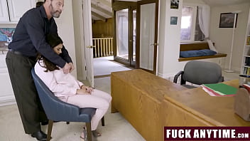 Preview 1 of Blind Girl Cheating - Freeuse Boss Fucks His Employees at His Workplace - Fuckanytime
