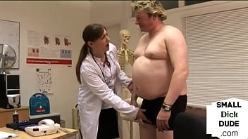 Preview 2 of Love Jode Xxx - Small dick nurses wank pathetic patient in office group