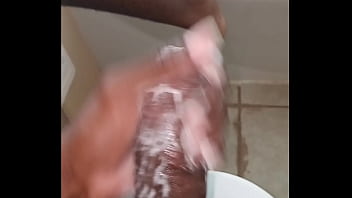 Preview 1 of Watching Public Handjob Bus - Getting that jerk on in the bathroom five