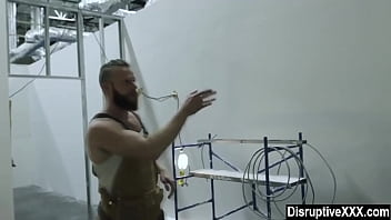 Preview 2 of Boxsexvideos - Construction workers bribe inspector with their asses