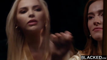 Preview 2 of Xxx K Hindi - BLACKED Ski bunnies Jia &amp_ Like compete for Joss&#039_ cock