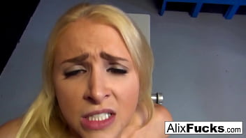 Preview 4 of Wwe Stephanie Mac Mohan Sex - Naughty slut Alix Lynx sucks &amp_ fucks POV style