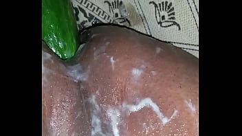 Preview 2 of Illya Xxx - XxxL size cucumber stuffed all over in ass hole