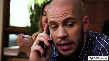 Preview 1 of Terk On Dick - Latina shemale Paradise gets barebacked