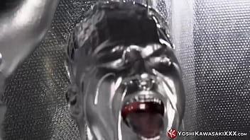Preview 1 of German Sex Video Sexy Baby - YOSHIKAWASAKIXXX - Asian Jock Covered In Paint And Banged