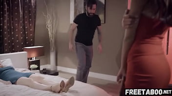 Preview 3 of Japan Di Perkosa Lagi Belajar - Unfaithful Husband Fucks An Escort While Wife Is In Next To Them - Full Movie On FreeTaboo.Net