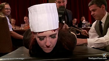 Preview 2 of Goat Animal - Busty chef bound and fucked at party