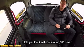 Preview 2 of Big Dick Oral Exchange Man Hub - Busty blonde cabbie rides passengers dick after blowjob