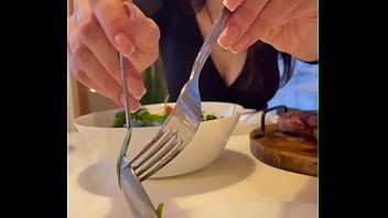 Preview 1 of And On Iran - I invited my step mom to a restaurant and was rewarded with cool sex. POV