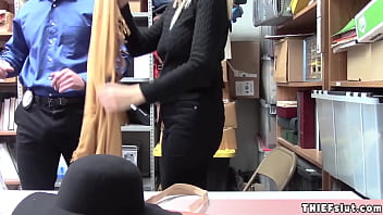 Preview 1 of Sleeping Mom With Sex Video - When a stepmom and the stepdaughter are both shoplifters then this happens
