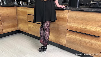 Preview 1 of Play With Clitorist - Friend&#039_s wife let herself be fucked in sexy pantyhose