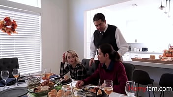 Preview 1 of 19 Year Young Girl - Thanking Stepsis On Thanksgiving- Ava Sinclaire