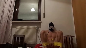 Preview 1 of African Xnx Video Com - Chained naked boy