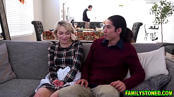 Preview 2 of Se Xvid - Stepbrother will stop teasing his stepsister if she will take care of his cock