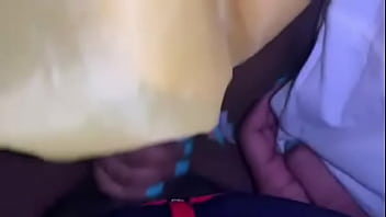 Preview 2 of Hotmoza Pron - BBW sucking my dick while boyfriend is in the house