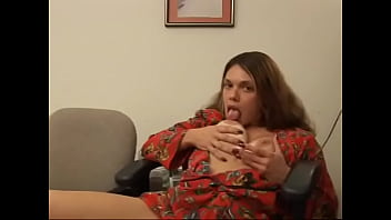 Preview 1 of Kim Ilagan Scandal - Hot brunette happily caresses a cock between her big round tits and gets a mouthful of cum