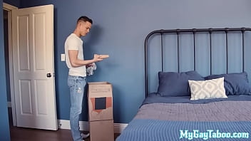 Preview 1 of Digia - Tattooed jock seduces and breeded by hunky stepbro for cum