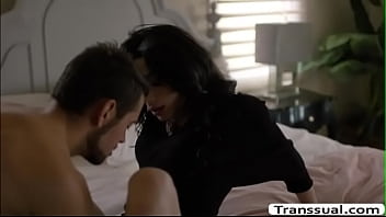 Preview 4 of Angelica Vivo Tripura - Brunette TS analed by her ex boyfriend