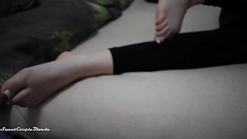 Preview 2 of Hamburg Creampie - Sexy Legs On Camera - Miley Grey