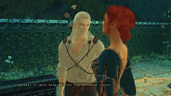Preview 1 of Xxxxhot Vedio - Sims 4. The Witcher Parody. Part 5 - Triss Merigold Time