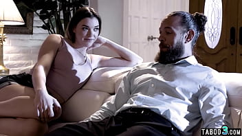 Preview 3 of I Really Want My Sister - Teen Anny Aurora helping to step uncle celebrate his anniversary
