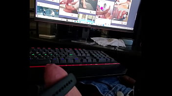 Preview 4 of Keiran Lee Sex Mil - Vibrating cock ring on cock head.