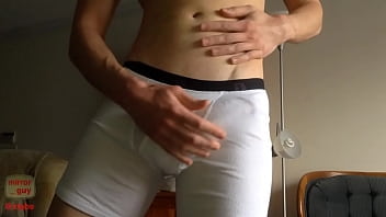 Preview 3 of Japanese Vs Main D Kicu - Cum in underwear (2016)