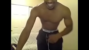Preview 2 of Amazing Rodney - Body worship usa black man solo workout at home