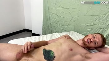 Preview 3 of Drunk Piss - Athletic gym amateur wanks dick in solo action until jizz